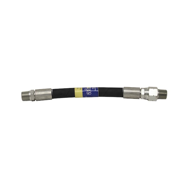 A & I Products 1/2" Hydraulic Hose Assembly, Rigid x Swivel Male NPT, 12 12" x1" x1" A-PHA2W1212S - main